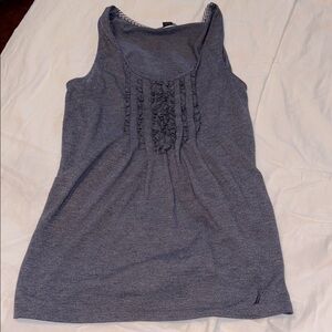 Nautica Tank Top with Ruffle Detail